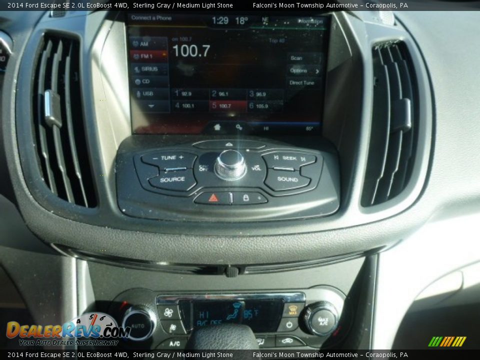 2014 Ford Escape SE 2.0L EcoBoost 4WD Sterling Gray / Medium Light Stone Photo #23