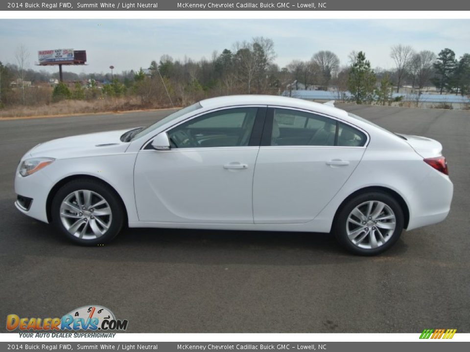 2014 Buick Regal FWD Summit White / Light Neutral Photo #3