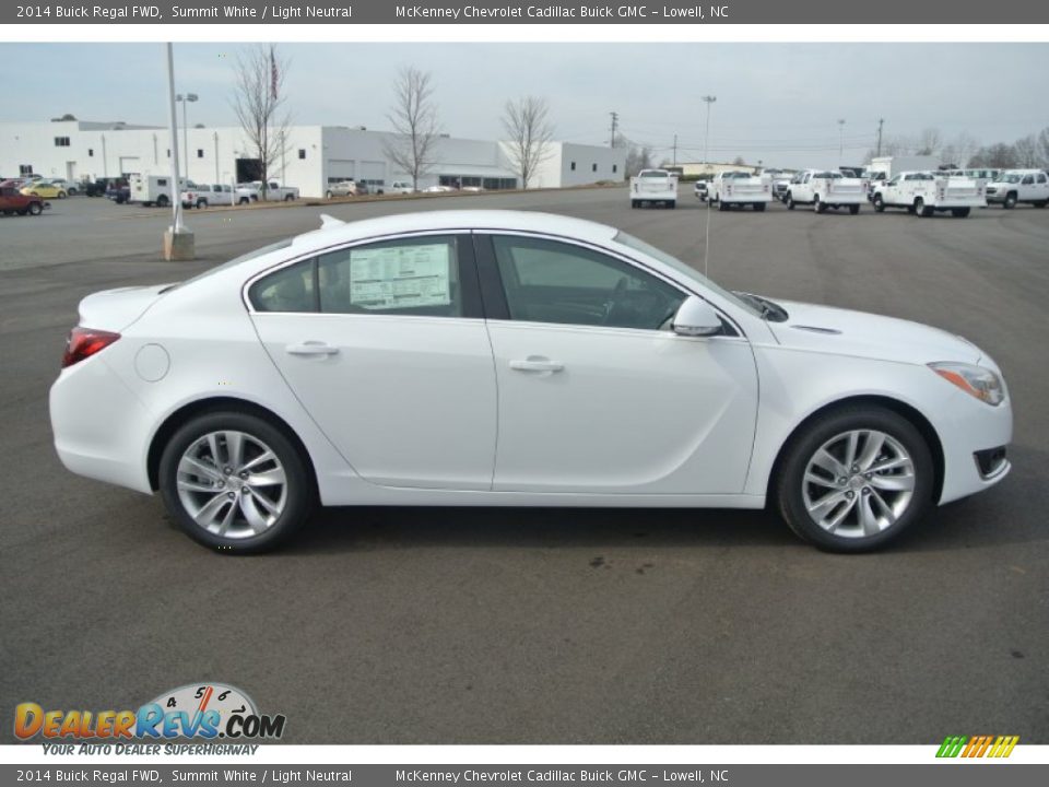 2014 Buick Regal FWD Summit White / Light Neutral Photo #6