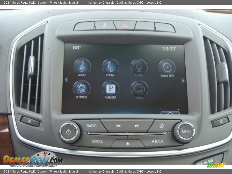 2014 Buick Regal FWD Summit White / Light Neutral Photo #12