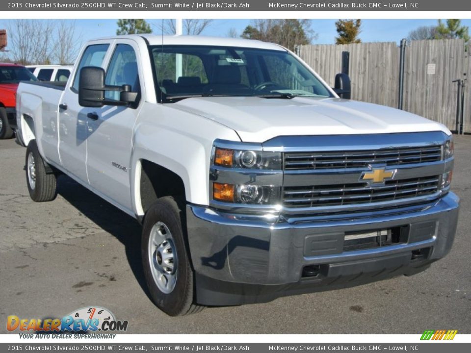 Front 3/4 View of 2015 Chevrolet Silverado 2500HD WT Crew Cab Photo #1