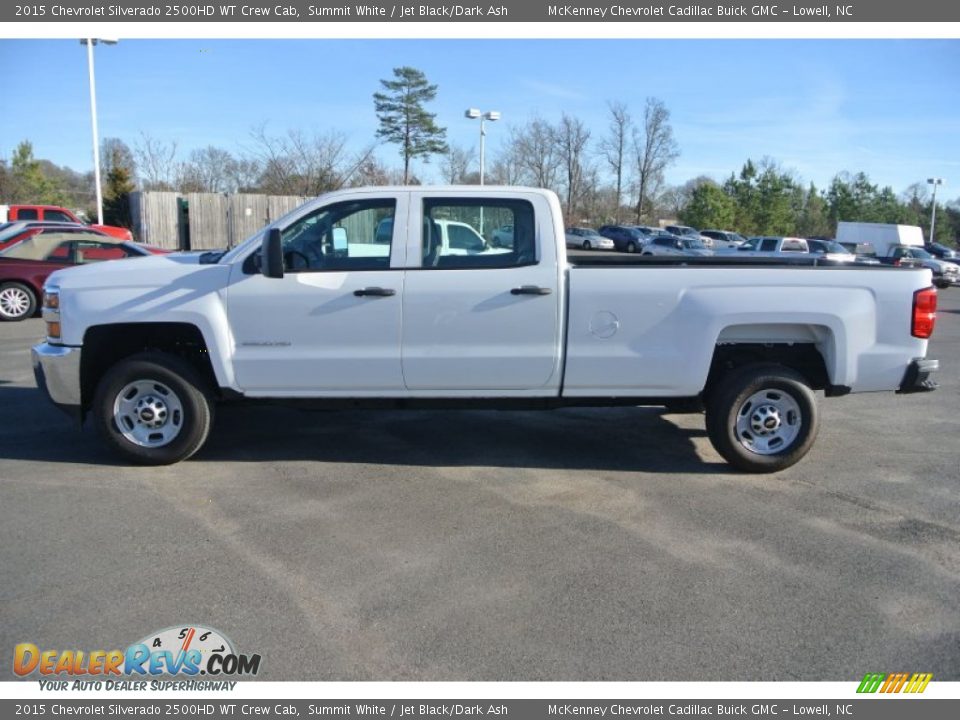 2015 Chevrolet Silverado 2500HD WT Crew Cab Summit White / Jet Black/Dark Ash Photo #3