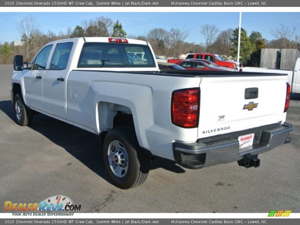 2015 Chevrolet Silverado 2500HD WT Crew Cab Summit White / Jet Black/Dark Ash Photo #4