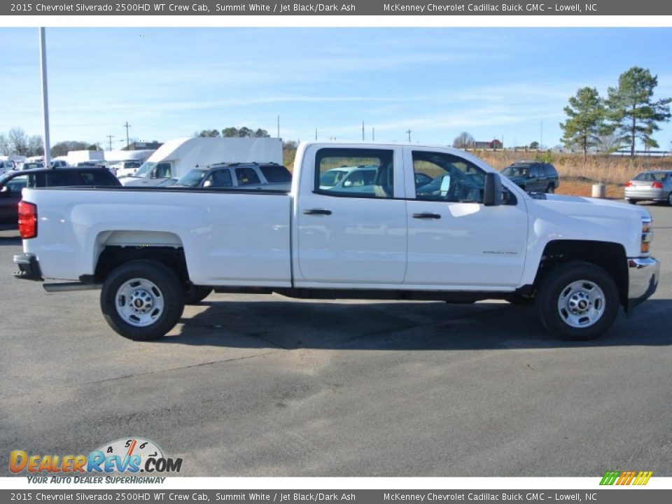 2015 Chevrolet Silverado 2500HD WT Crew Cab Summit White / Jet Black/Dark Ash Photo #6