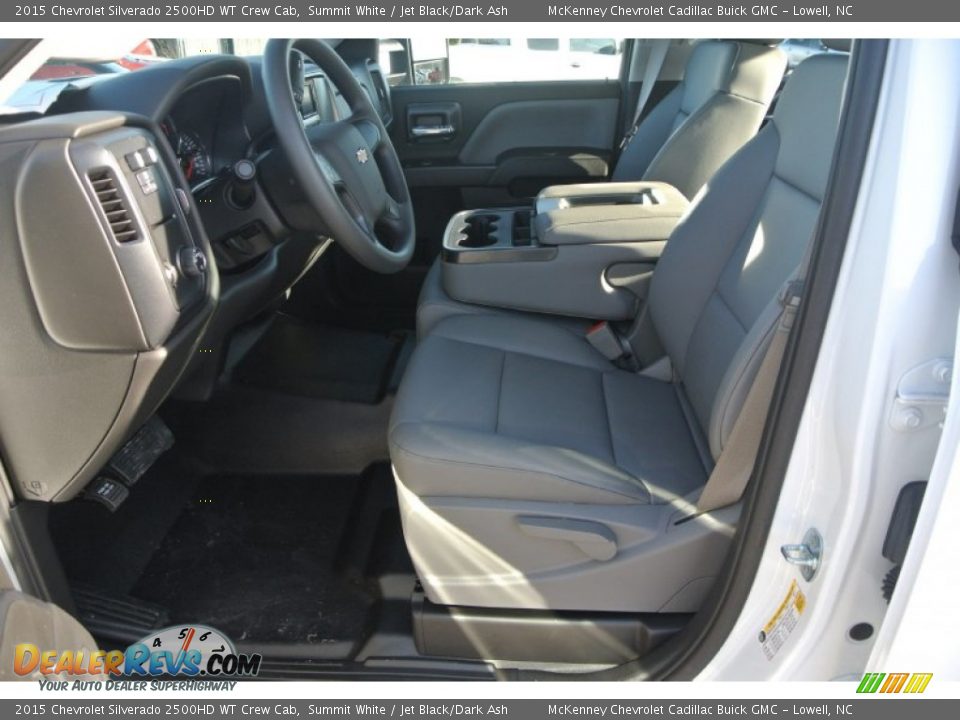 2015 Chevrolet Silverado 2500HD WT Crew Cab Summit White / Jet Black/Dark Ash Photo #8