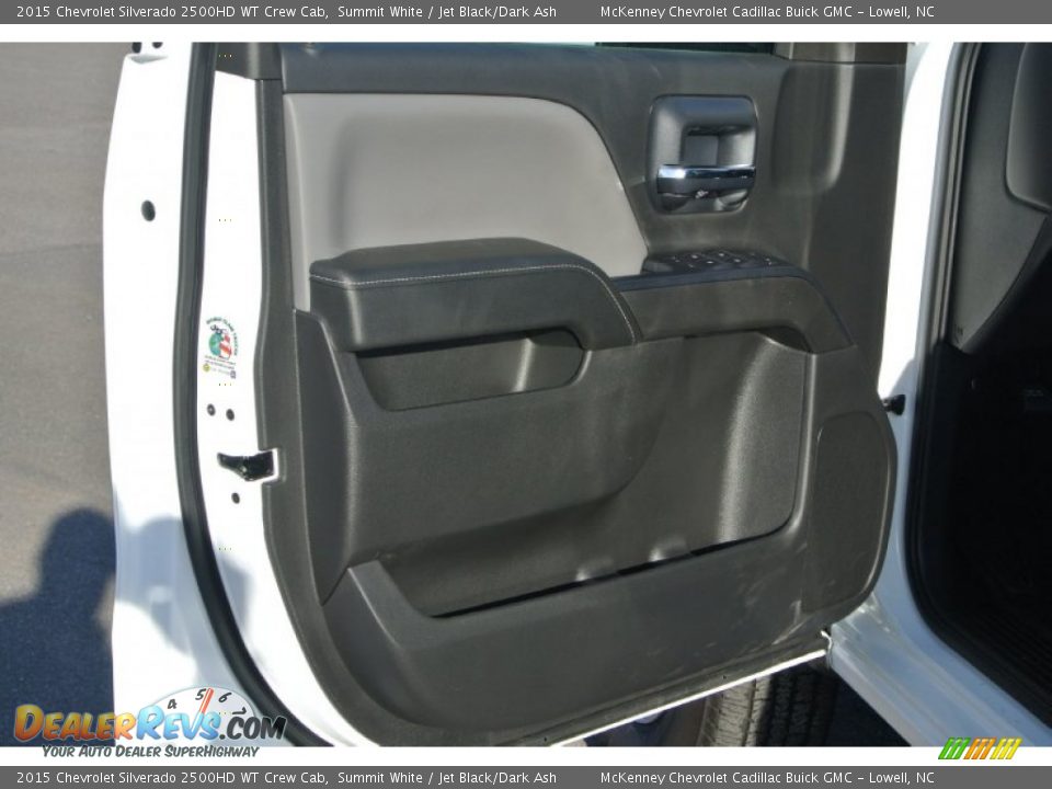 2015 Chevrolet Silverado 2500HD WT Crew Cab Summit White / Jet Black/Dark Ash Photo #9