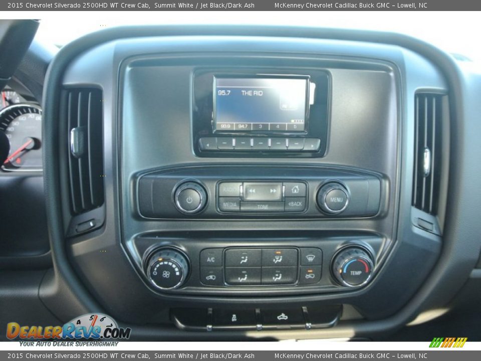2015 Chevrolet Silverado 2500HD WT Crew Cab Summit White / Jet Black/Dark Ash Photo #11