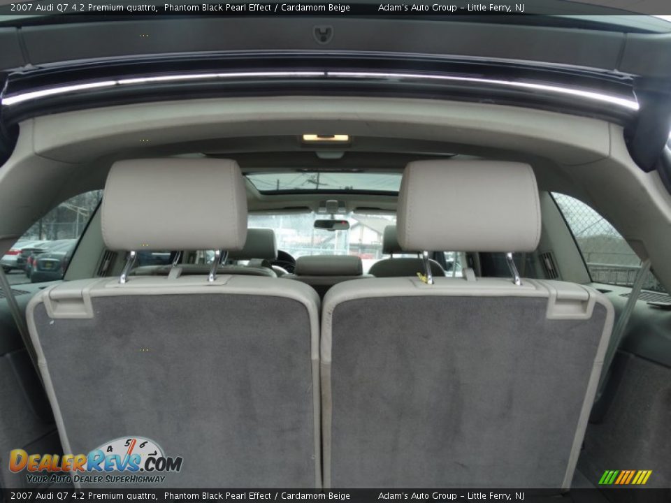 2007 Audi Q7 4.2 Premium quattro Phantom Black Pearl Effect / Cardamom Beige Photo #22