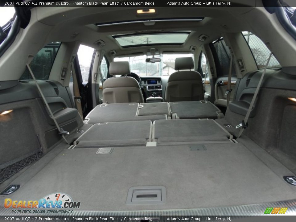 2007 Audi Q7 4.2 Premium quattro Phantom Black Pearl Effect / Cardamom Beige Photo #23