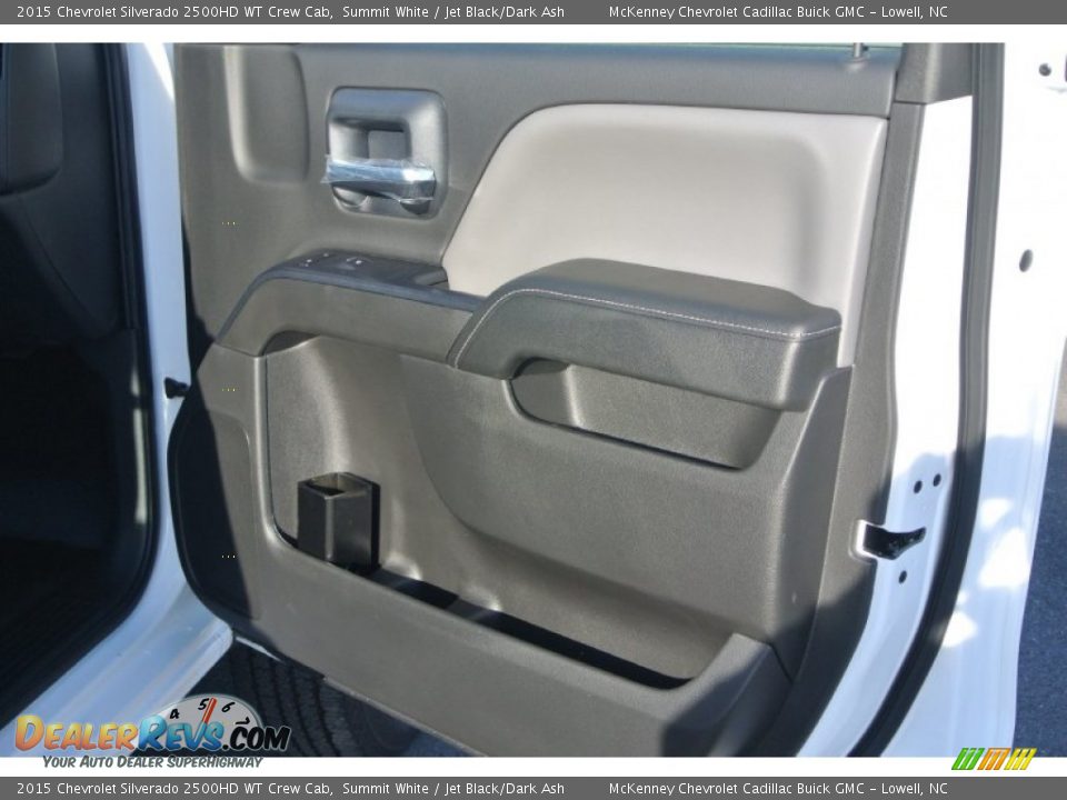 2015 Chevrolet Silverado 2500HD WT Crew Cab Summit White / Jet Black/Dark Ash Photo #17
