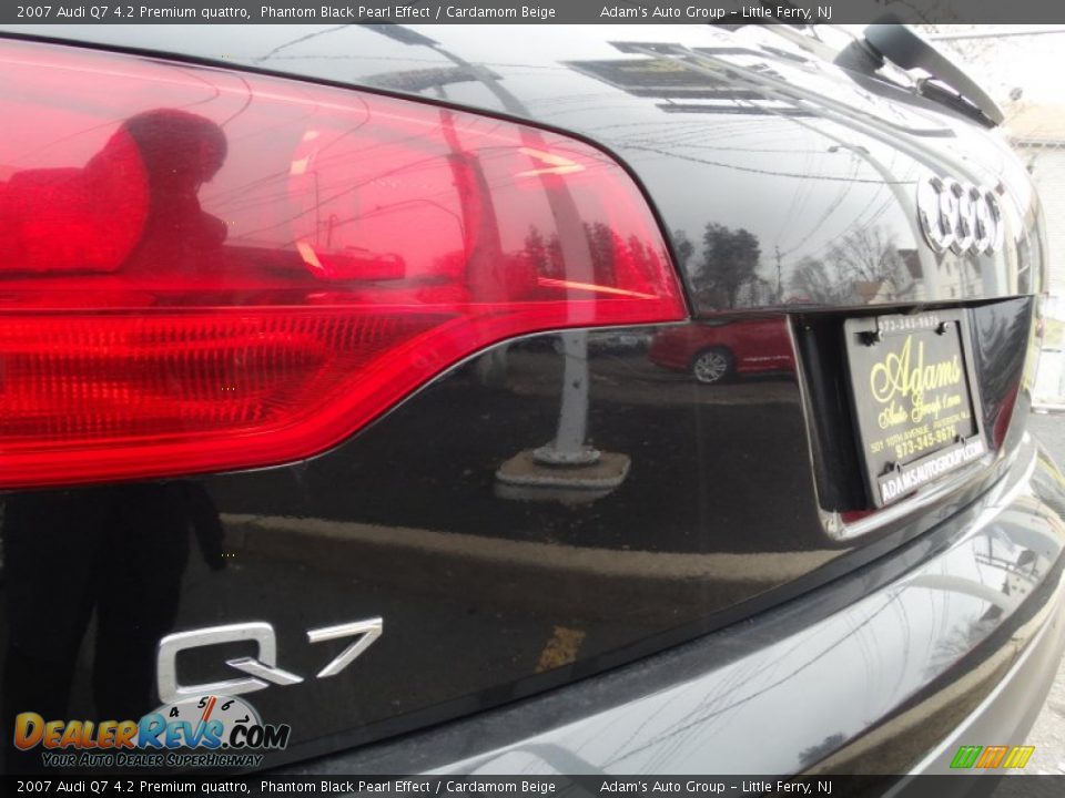 2007 Audi Q7 4.2 Premium quattro Phantom Black Pearl Effect / Cardamom Beige Photo #29