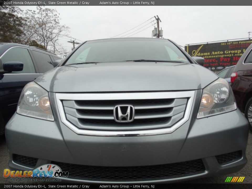 2007 Honda Odyssey EX-L Slate Green Metallic / Gray Photo #2