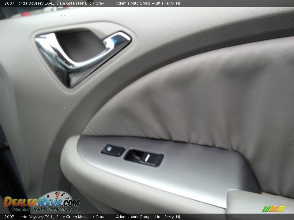 2007 Honda Odyssey EX-L Slate Green Metallic / Gray Photo #12