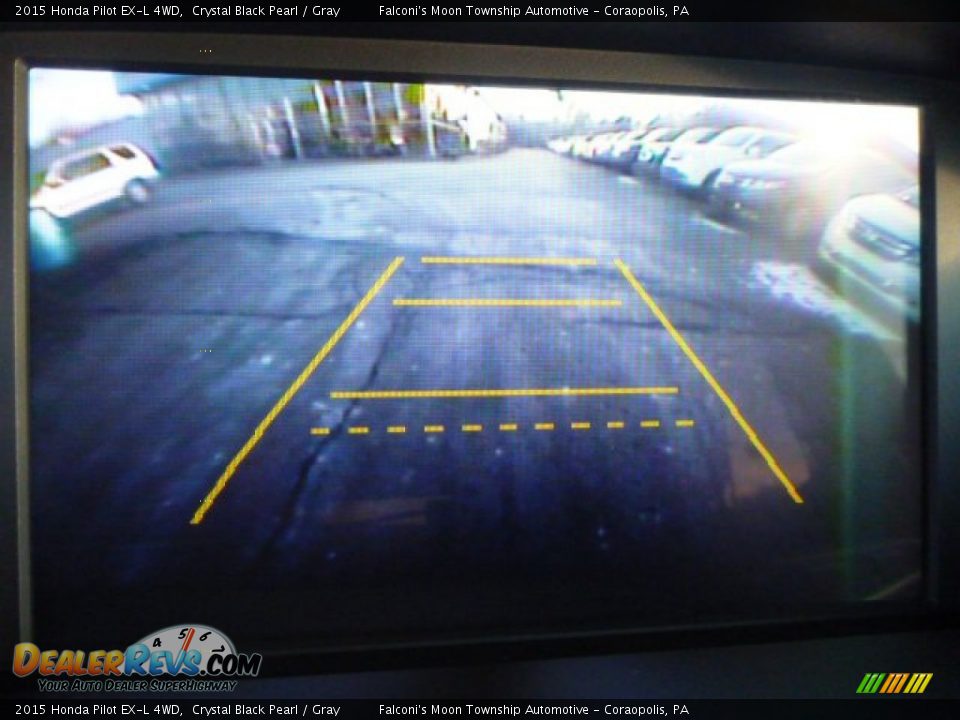 2015 Honda Pilot EX-L 4WD Crystal Black Pearl / Gray Photo #23