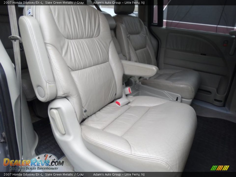 2007 Honda Odyssey EX-L Slate Green Metallic / Gray Photo #18