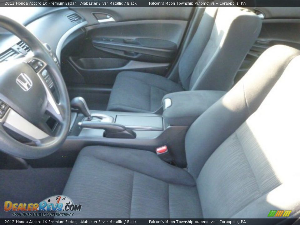 2012 Honda Accord LX Premium Sedan Alabaster Silver Metallic / Black Photo #14