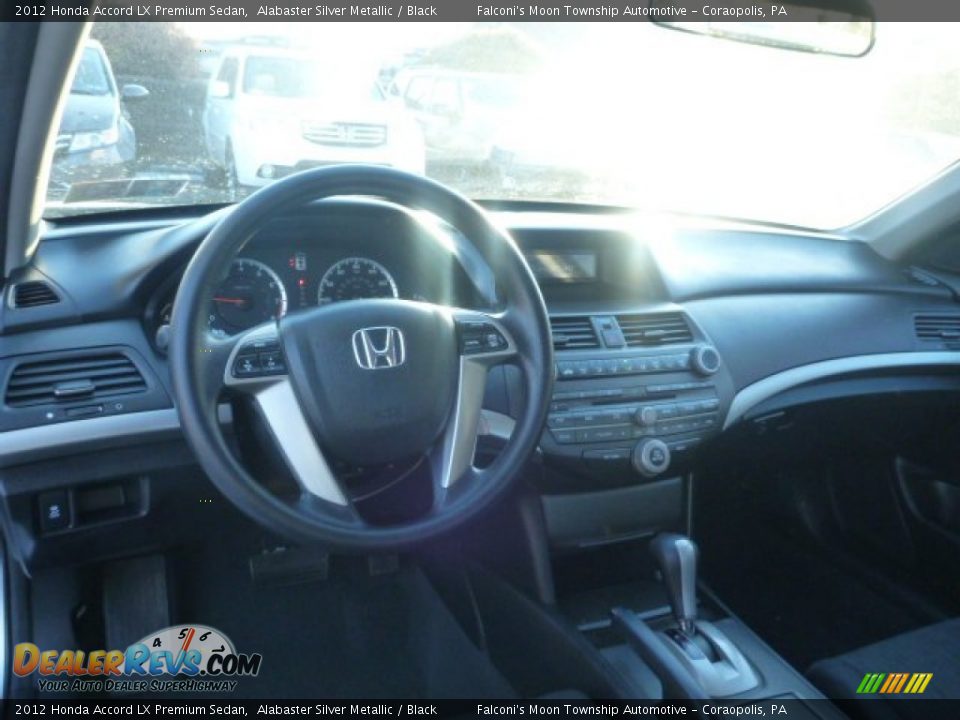 2012 Honda Accord LX Premium Sedan Alabaster Silver Metallic / Black Photo #16