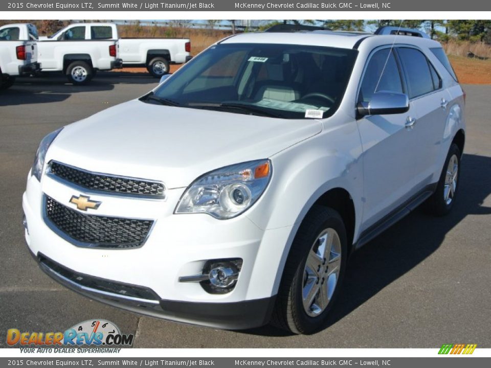 2015 Chevrolet Equinox LTZ Summit White / Light Titanium/Jet Black Photo #2