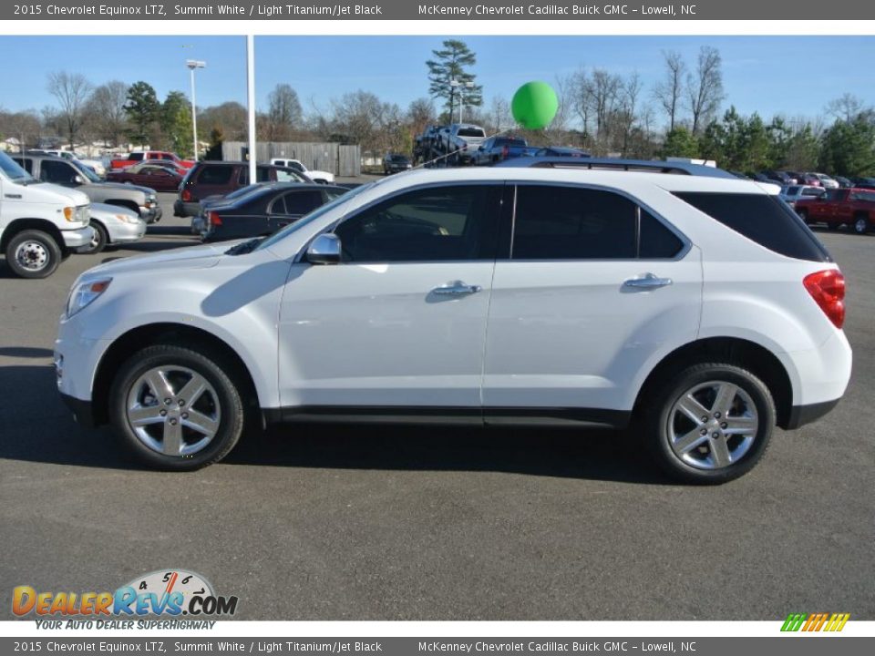 2015 Chevrolet Equinox LTZ Summit White / Light Titanium/Jet Black Photo #3
