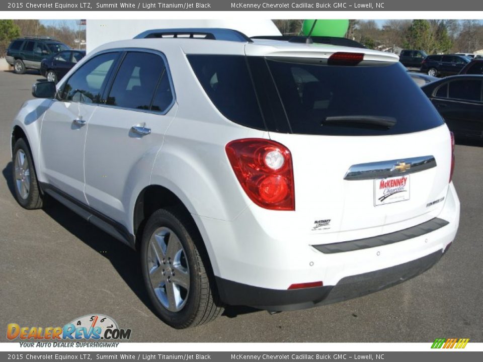 2015 Chevrolet Equinox LTZ Summit White / Light Titanium/Jet Black Photo #4