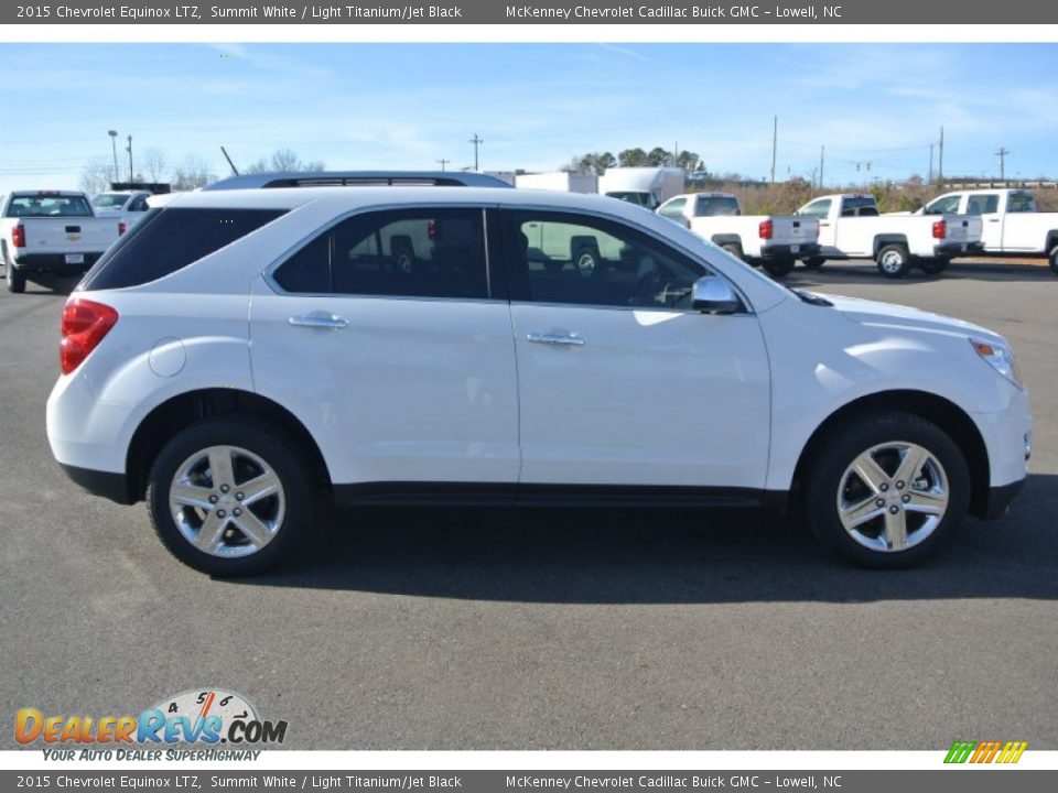 2015 Chevrolet Equinox LTZ Summit White / Light Titanium/Jet Black Photo #6