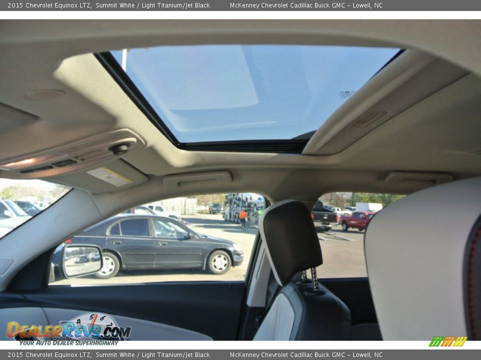 2015 Chevrolet Equinox LTZ Summit White / Light Titanium/Jet Black Photo #10