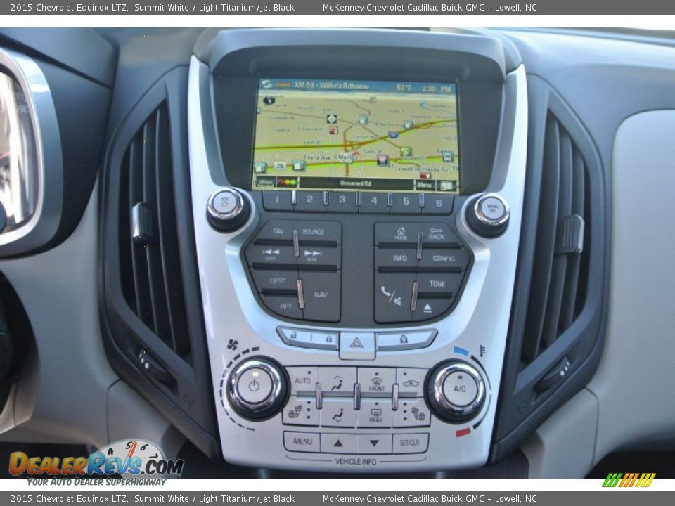 2015 Chevrolet Equinox LTZ Summit White / Light Titanium/Jet Black Photo #11