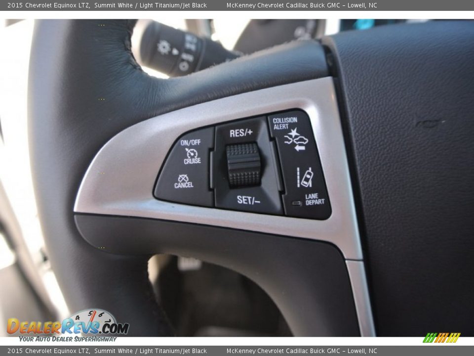 2015 Chevrolet Equinox LTZ Summit White / Light Titanium/Jet Black Photo #13