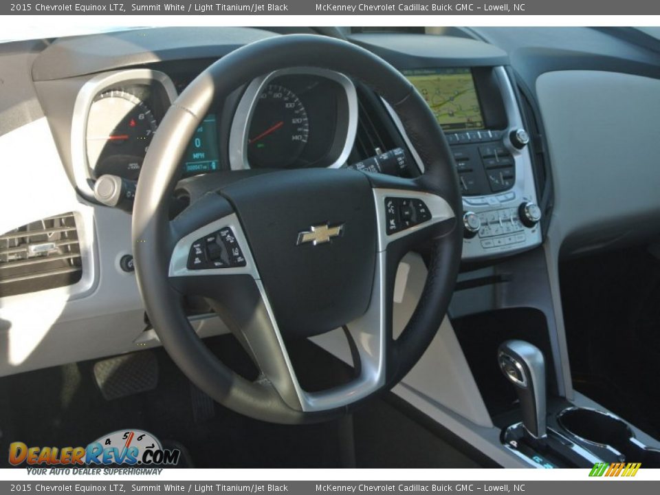 2015 Chevrolet Equinox LTZ Summit White / Light Titanium/Jet Black Photo #23
