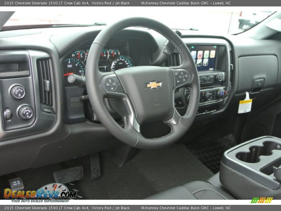 Dashboard of 2015 Chevrolet Silverado 1500 LT Crew Cab 4x4 Photo #21