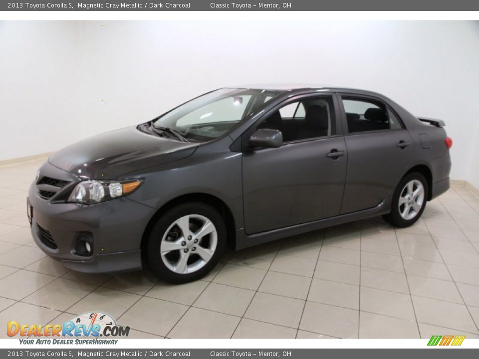 2013 Toyota Corolla S Magnetic Gray Metallic / Dark Charcoal Photo #3