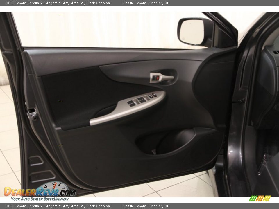 2013 Toyota Corolla S Magnetic Gray Metallic / Dark Charcoal Photo #4
