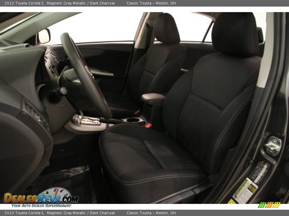 2013 Toyota Corolla S Magnetic Gray Metallic / Dark Charcoal Photo #5