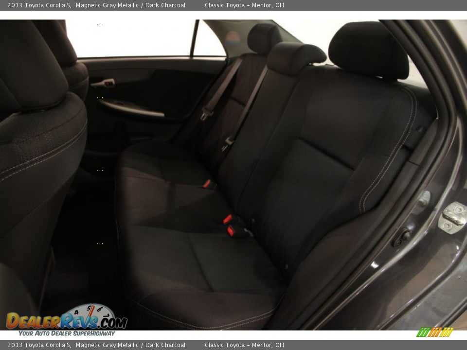 2013 Toyota Corolla S Magnetic Gray Metallic / Dark Charcoal Photo #15
