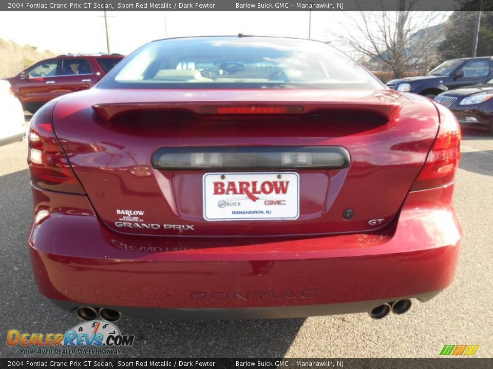 2004 Pontiac Grand Prix GT Sedan Sport Red Metallic / Dark Pewter Photo #3