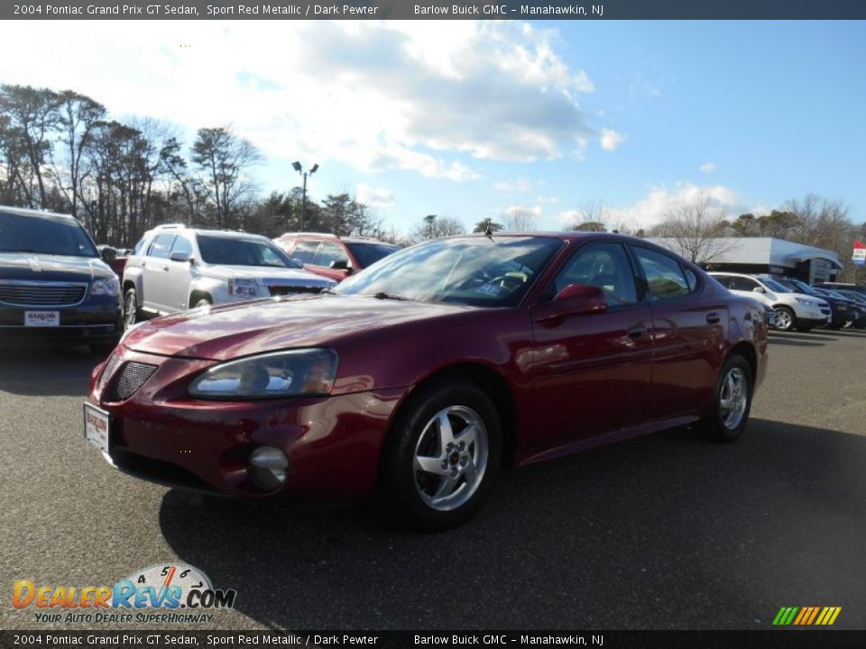 2004 Pontiac Grand Prix GT Sedan Sport Red Metallic / Dark Pewter Photo #4