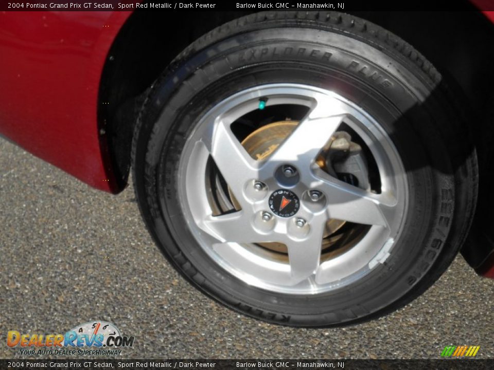 2004 Pontiac Grand Prix GT Sedan Sport Red Metallic / Dark Pewter Photo #7