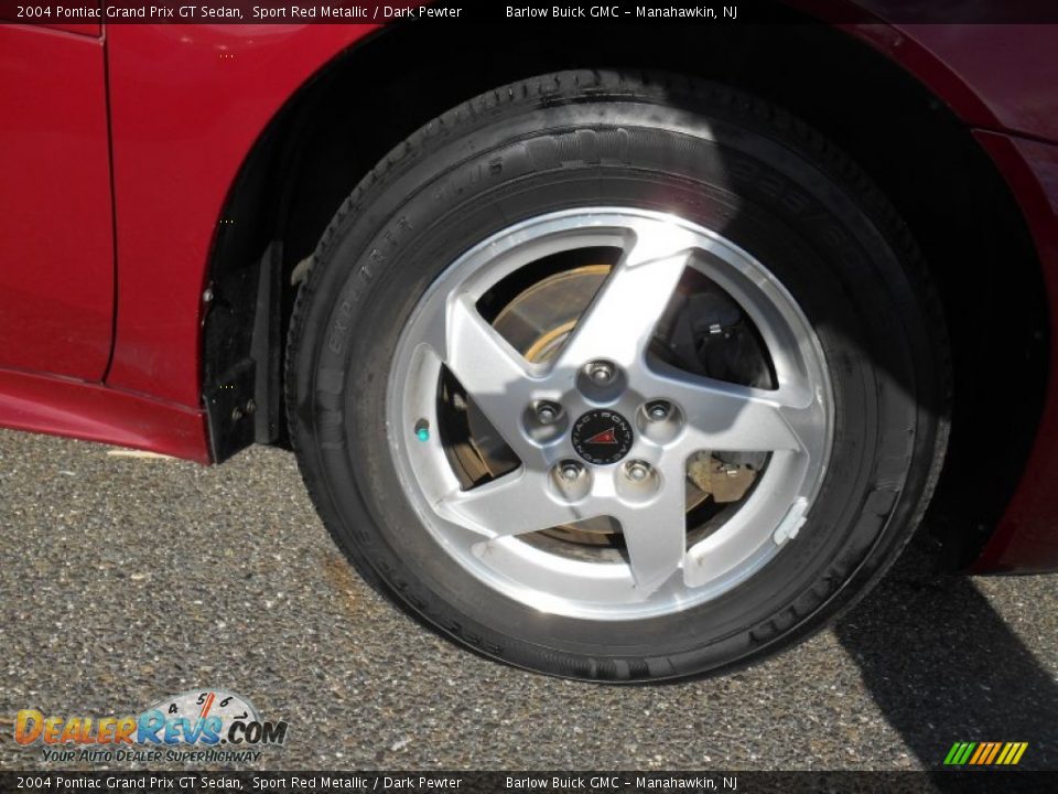2004 Pontiac Grand Prix GT Sedan Sport Red Metallic / Dark Pewter Photo #8