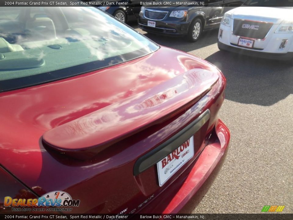 2004 Pontiac Grand Prix GT Sedan Sport Red Metallic / Dark Pewter Photo #9