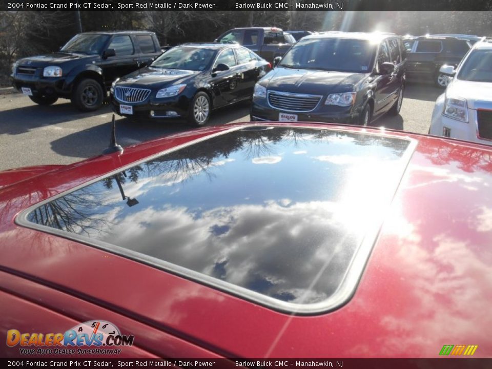 2004 Pontiac Grand Prix GT Sedan Sport Red Metallic / Dark Pewter Photo #10