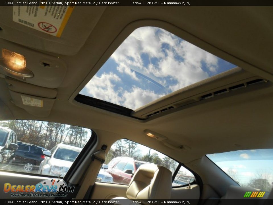 2004 Pontiac Grand Prix GT Sedan Sport Red Metallic / Dark Pewter Photo #11