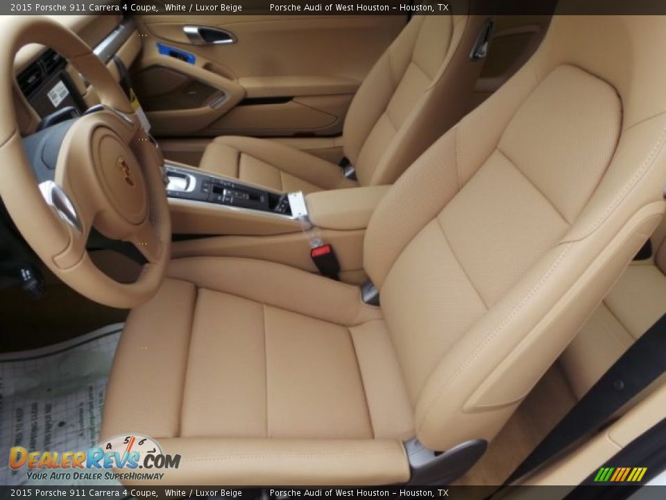 Front Seat of 2015 Porsche 911 Carrera 4 Coupe Photo #12