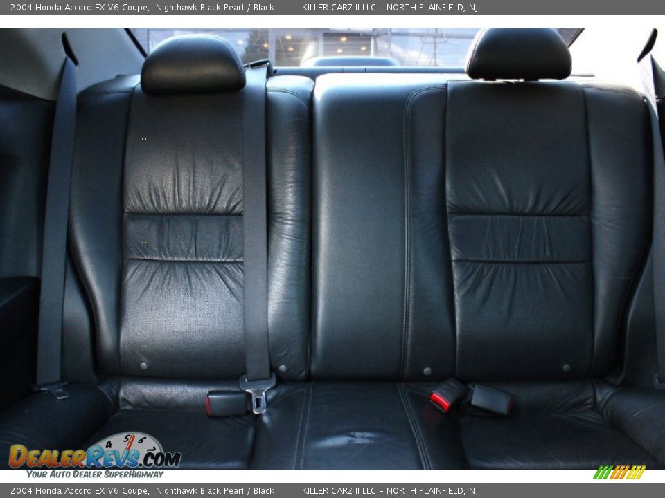 2004 Honda Accord EX V6 Coupe Nighthawk Black Pearl / Black Photo #7