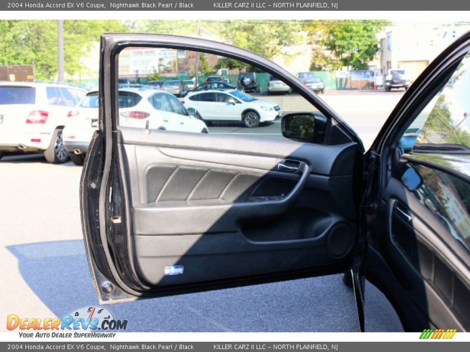 2004 Honda Accord EX V6 Coupe Nighthawk Black Pearl / Black Photo #11