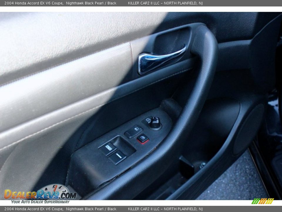 2004 Honda Accord EX V6 Coupe Nighthawk Black Pearl / Black Photo #12