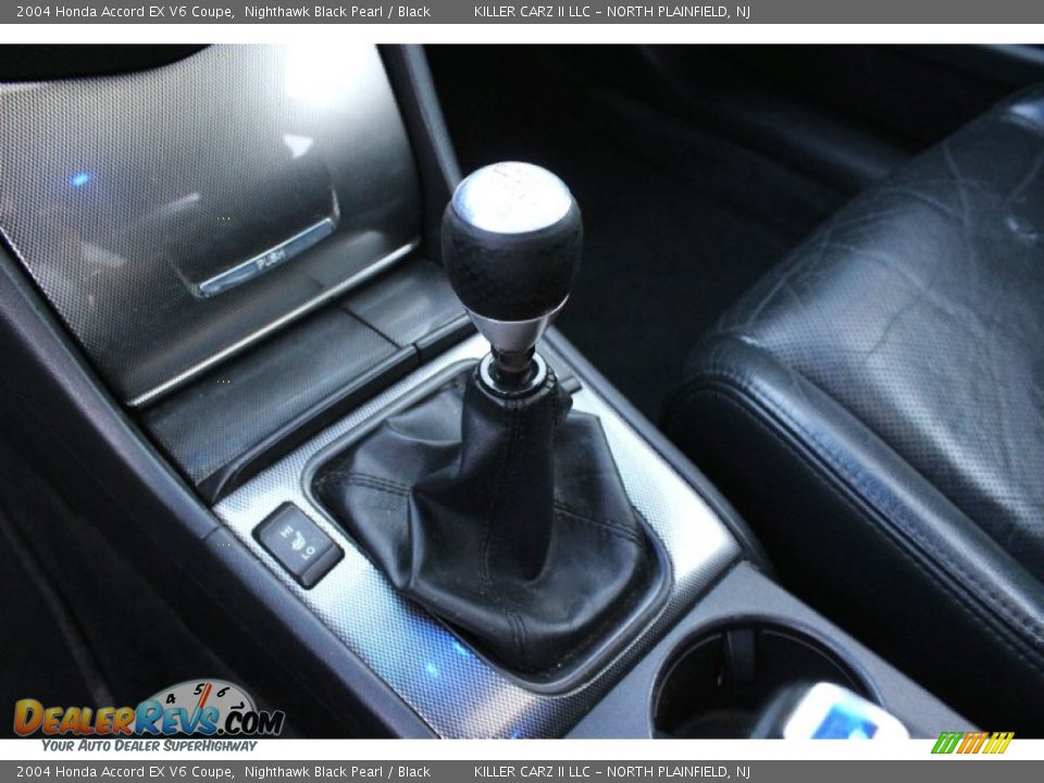 2004 Honda Accord EX V6 Coupe Nighthawk Black Pearl / Black Photo #18