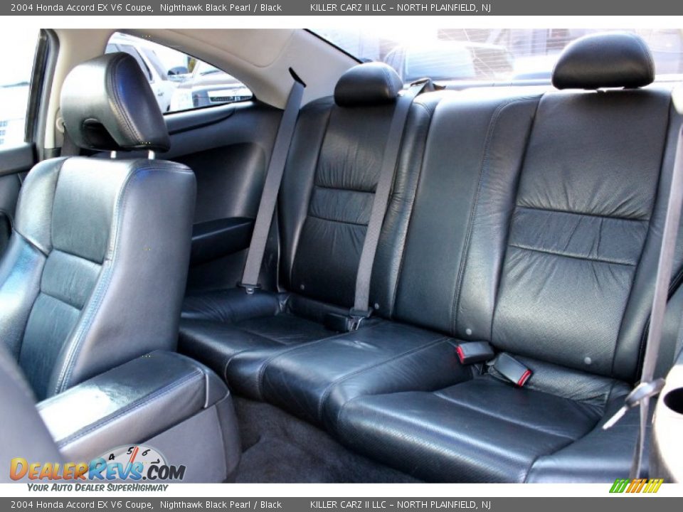 2004 Honda Accord EX V6 Coupe Nighthawk Black Pearl / Black Photo #20