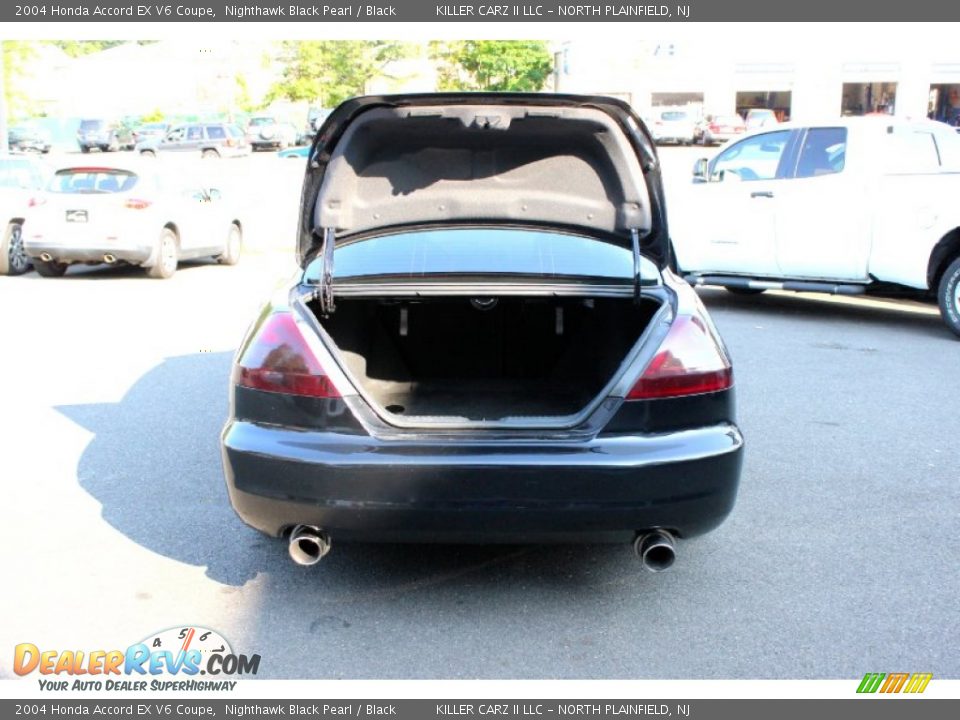 2004 Honda Accord EX V6 Coupe Nighthawk Black Pearl / Black Photo #21