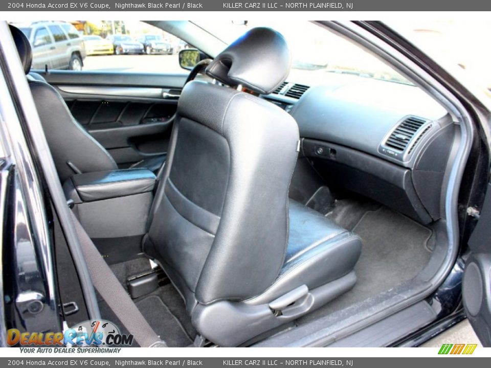 2004 Honda Accord EX V6 Coupe Nighthawk Black Pearl / Black Photo #26