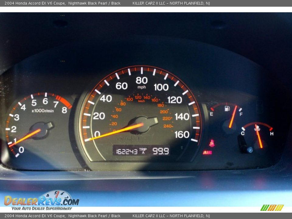 2004 Honda Accord EX V6 Coupe Nighthawk Black Pearl / Black Photo #29